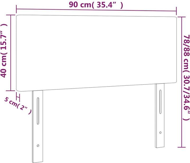 Actual product image VidaXL Conni (90 x 5 x 78/88 cm)
