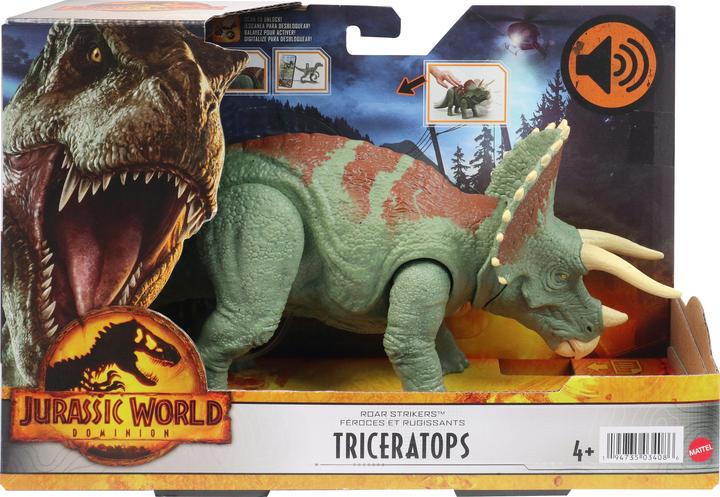 Actual product image Mattel GmbH JURASSIC WORLD figure Roar Roar Strikers assorted