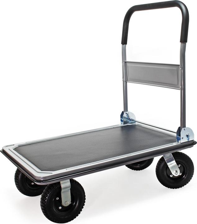 Produktbild Wiltec Plattformwagen 300kg 895x610x710mm Transportwagen klappbar Sackkarre (300 kg)