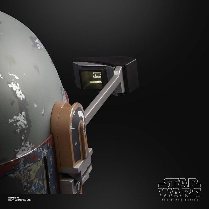 Image du produit Hasbro Star Wars Black Series casque électronique premium Boba Fett