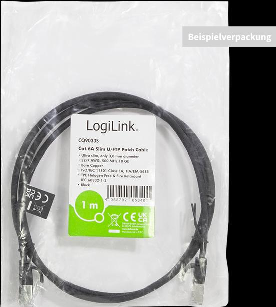 Actual product image LogiLink Network cable (STP, CAT6a, 2 m)