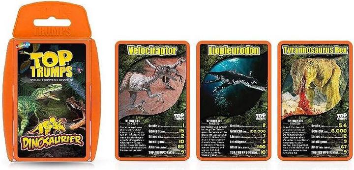 Produktbild Winning Moves WIN47148 - Top Trumps: Dinosaurier - Kartenspiel (DE), für 2+ Spieler, ab 8 Jahren (Deutsch)