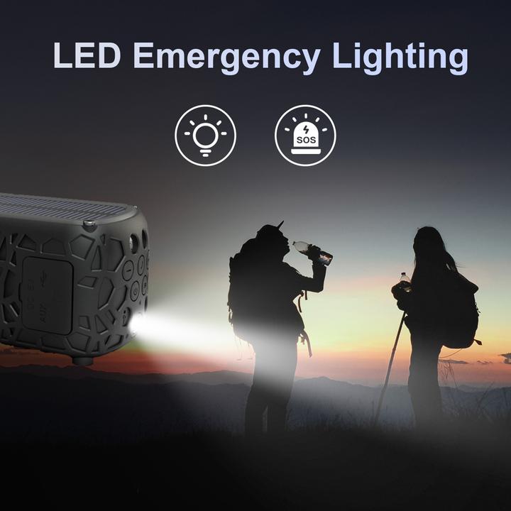 Produktbild 4smarts Solar Stereo-Lautsprecher (10 h, Solarenergie, Akkubetrieb)