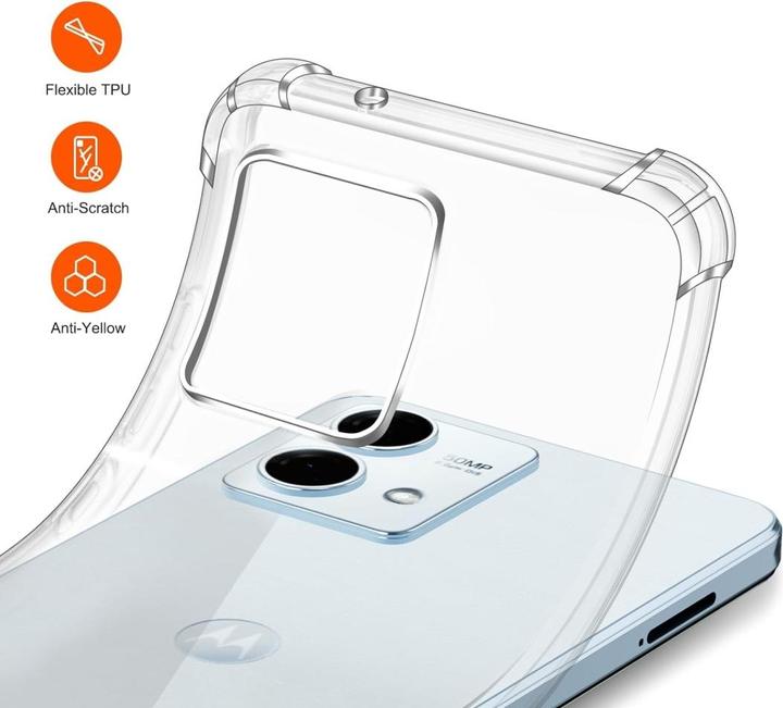 Produktbild Screenguard Motorola Moto G84 5G Hülle Crystal Soft Airbag Bumper (Motorola Moto G84)