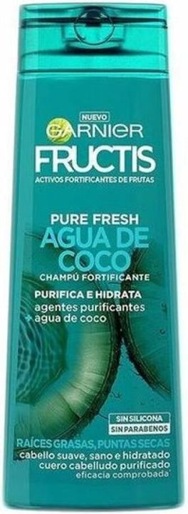 Garnier FRUCTIS PURE FRESH agua coco fortificante champú 360 ml (360 ml, Flüssiges Shampoo)