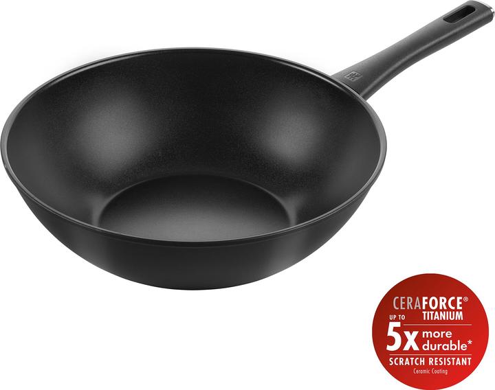 Image du produit Zwilling - Madura Plus Ceramic Wok - Sort - 30 cm (30 cm, Wok, Céramique)