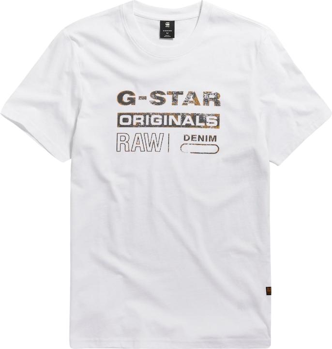 G-Star G- Star T-Shirt DISTRESSED ORIGINALS SLIM Kurzarmshirt (XXL)