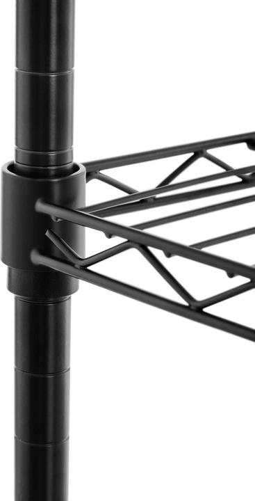Produktbild Royal Catering Metallregal Steckregal Haushaltsregal Standregal 55x45x150 cm 150 kg schwarz