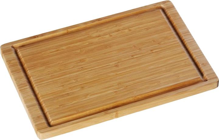 WMF Bambus natur Schneidebrett gross mit Saftrille – klingenschonend