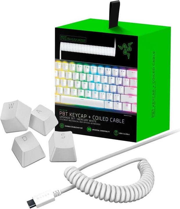Produktbild Razer PBT Keycap + Coiled Cable Upgrade Set