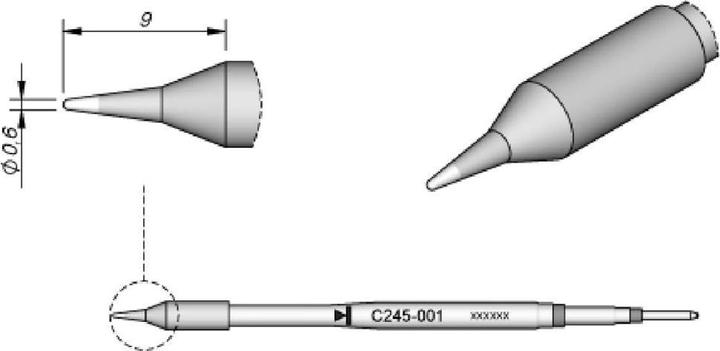 Actual product image JBC Soldering tip (Soldering tip)