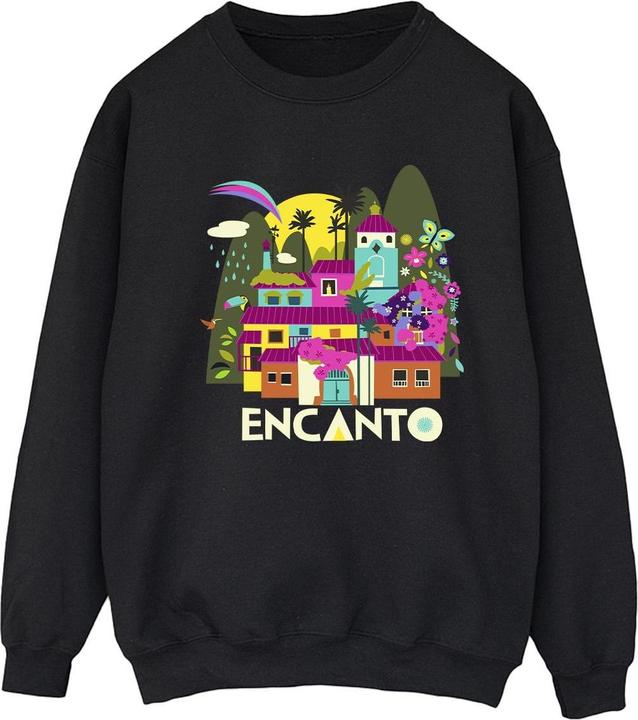 Actual product image Disney Womens/Ladies Encanto Many Houses Sweatshirt (XL)