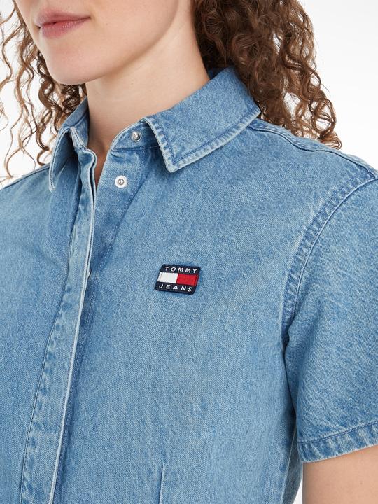 Actual product image Tommy Hilfiger Tjw Badge denim playsuit for women (M)