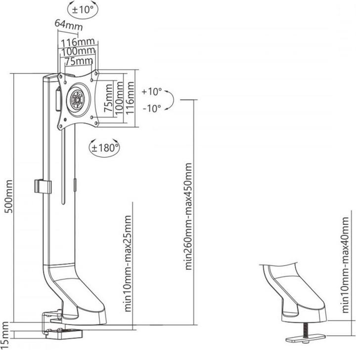 Produktbild Maclean MC-853 TV-Halterung (32 Zoll) (Tisch, 32")