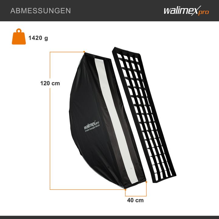 Produktbild Walimex pro Studio Striplight 40x120 (Softbox)