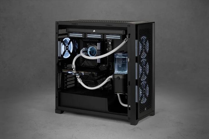 Immagine prodotto Corsair Tubi (morbidi), XT Softline Mesh Bianco (3 m 10/13 mm ID/OD) (3 m, Materiale sintetico)