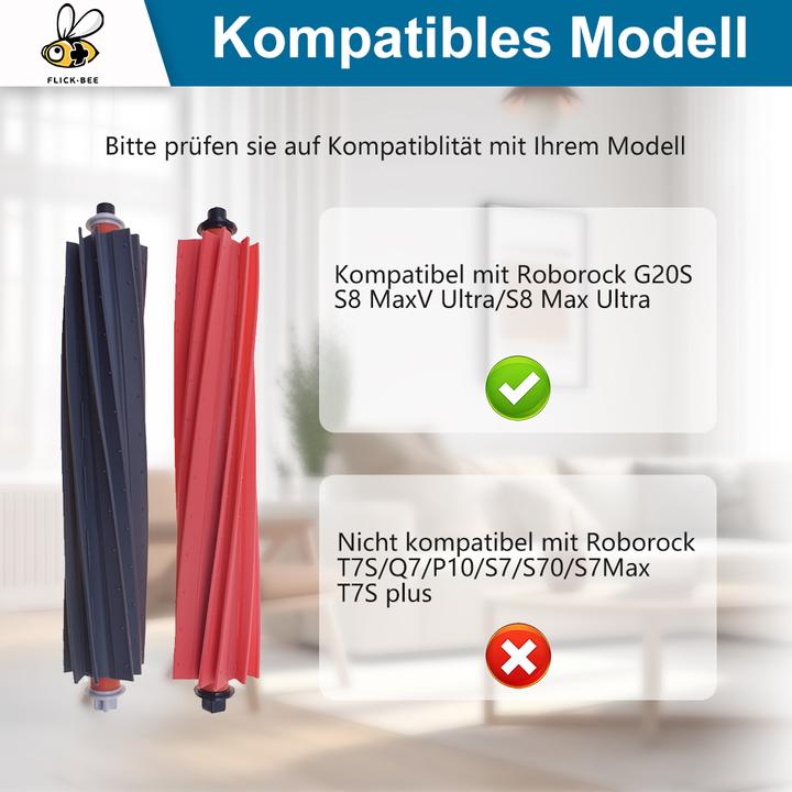 Actual product image Flickbee Spare parts set for Roborock S8 MaxV Ultra