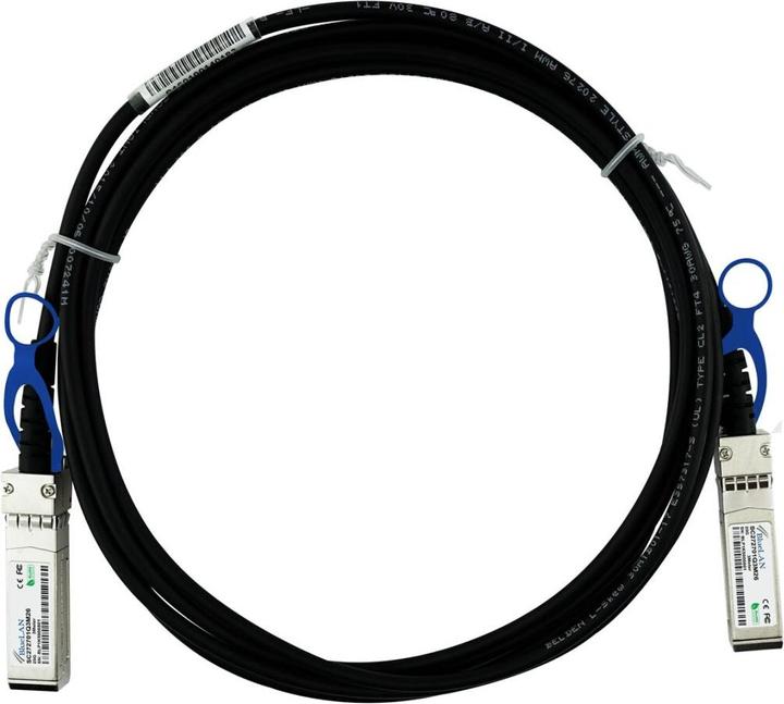 Actual product image BlueLAN IBM EB4M compatible DAC SFP28 SC272701Q2M30