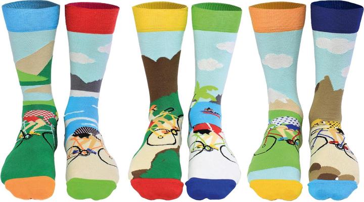 Produktbild United Oddsocks On your bike (3er Pack, 39 - 46)