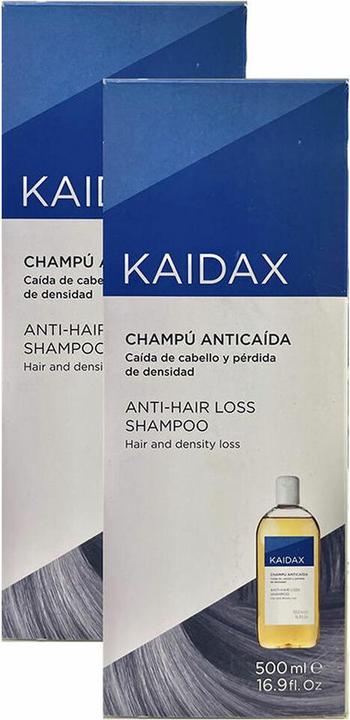 Actual product image Topicrem Kaidax Anti-Hair Loss Shampoo 500ml - Pack of 2 (1000 ml, Liquid shampoo)