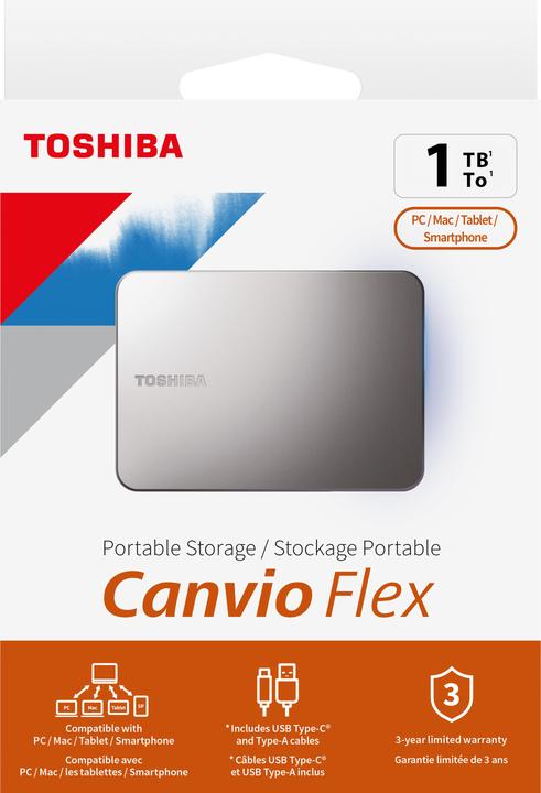 Productafbeelding Toshiba Canvio Flex (1 TB)