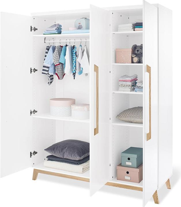 Produktbild Pinolino Riva breit (Babybett, Wickelkommode, Kinderkleiderschrank)