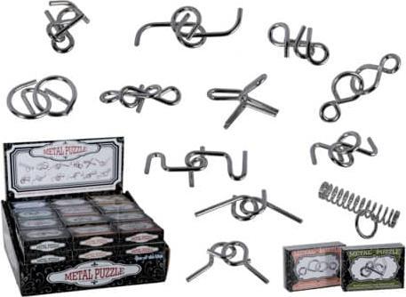 Actual product image Out of the blue Metal puzzle 12 assorted.