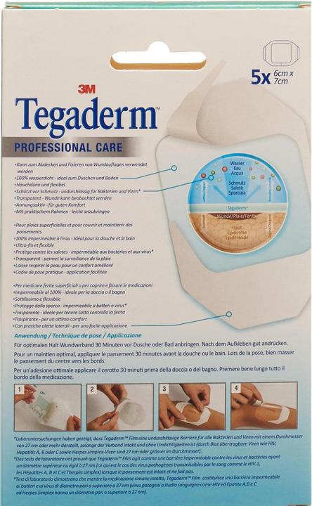 Image du produit 3M Tegaderm Film Transparentv 6x7cm n 5 (5 x)