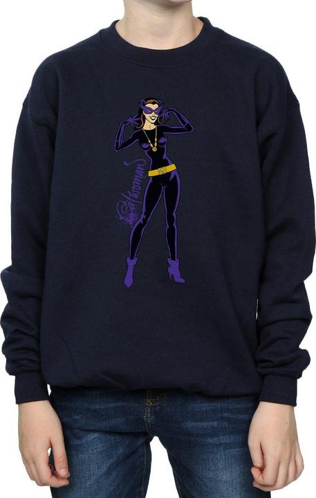 Produktbild Catwoman Happy Pose Sweatshirt Jungen (140, 146)