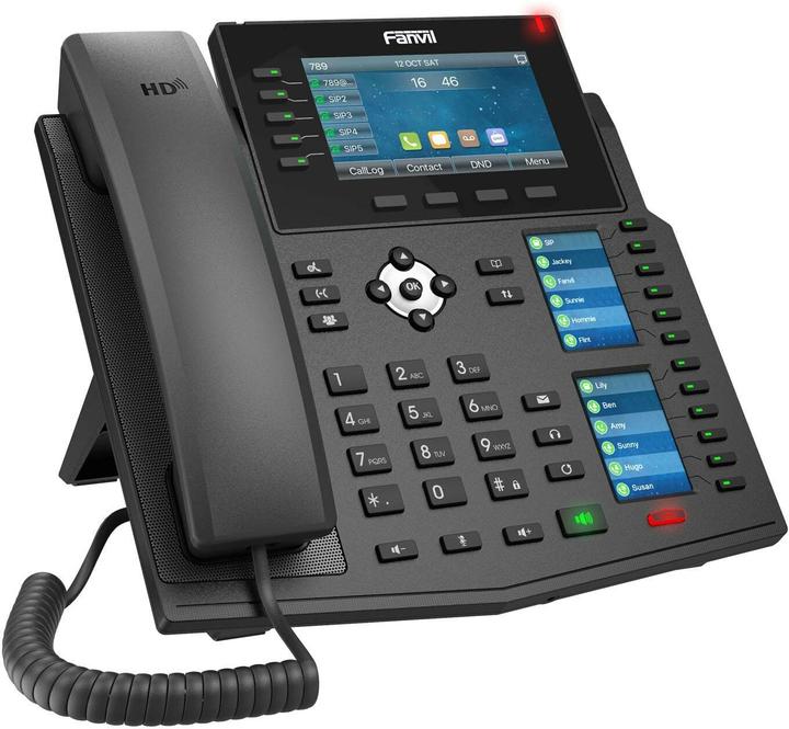 Immagine prodotto Fanvil Téléphone SIP X6U PoE 3 écrans couleur