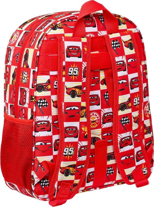 Produktbild Cars Schulrucksack Let's race Rot Weiss (32 x 38 x 12 cm) (12 l)