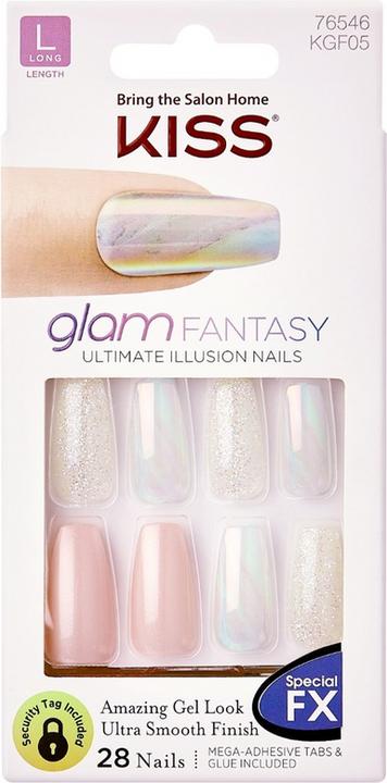 Produktbild KISS Glam Fantasy Special FX Nails - Higher Love (Nagelutensil, Pink)