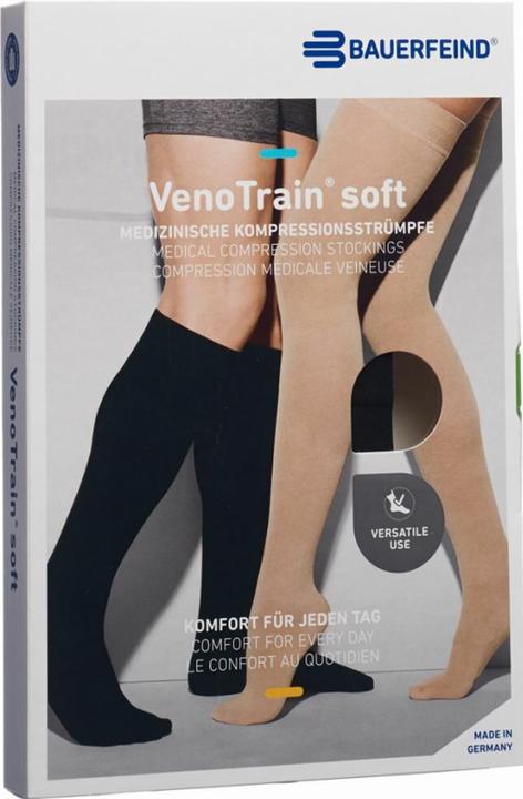 Produktbild Veno Train SOFT A-D KKL2 M plus/short offene Fussspitze schwarz