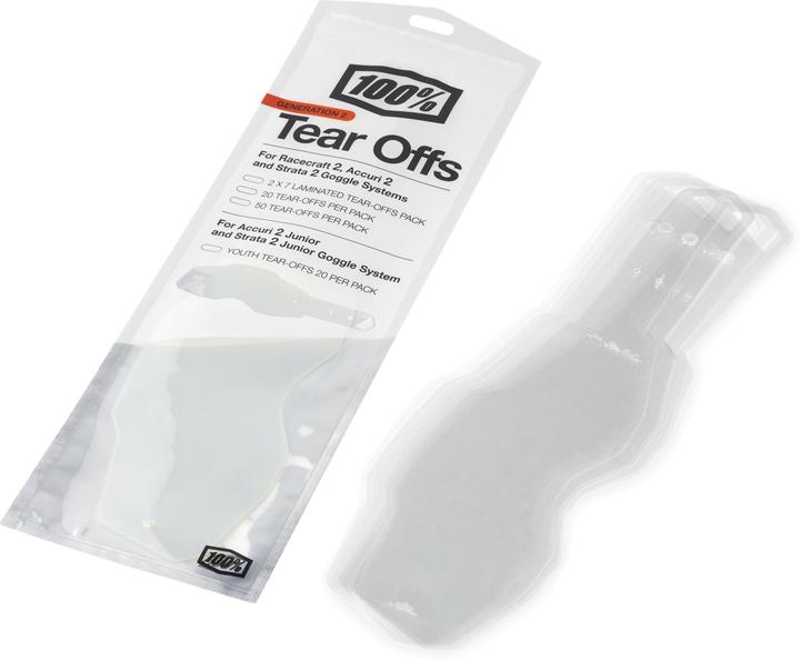 100% Armega Standard Tear-Offs 20 PK
