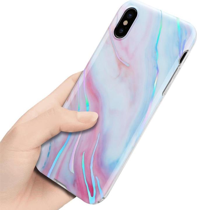 Image du produit Cadorabo Couverture IMD TPU Marbre coloré (Apple iPhone XS Max)