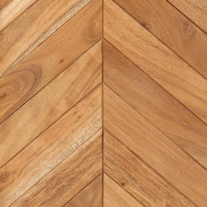 Image du produit VidaXL Armoire de salle de bain en acacia et fer (40 x 30 x 60 cm)