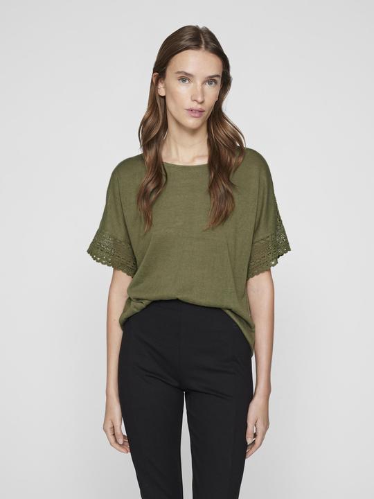 Actual product image Vila Round neck top with short sleeves (XL)