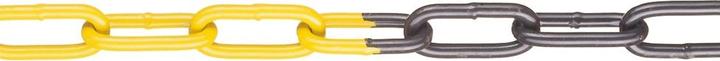 Immagine prodotto Moravia Catena a sbarramento M-FERRO-Signal 6 acciaio, zinco, plastica giallo-nerab. (15 m)