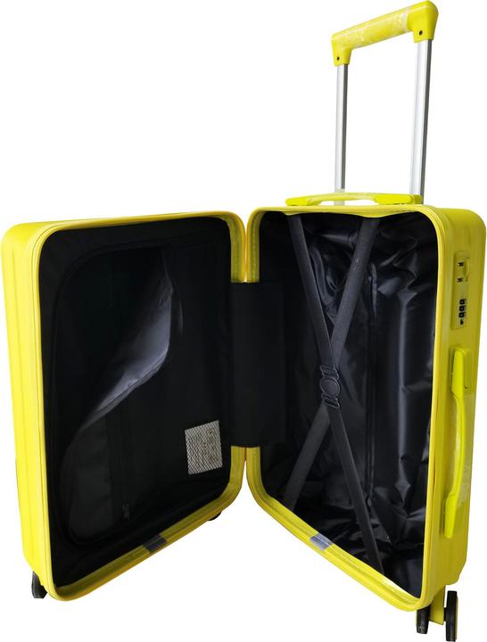 Actual product image NTK-Collection Hartschalenkoffer 4er-Set Leandra Gelb (115 l, Hand luggage (up to 50 litres), M (50 - 90l), L (90 - 115l), XL (from 140l))