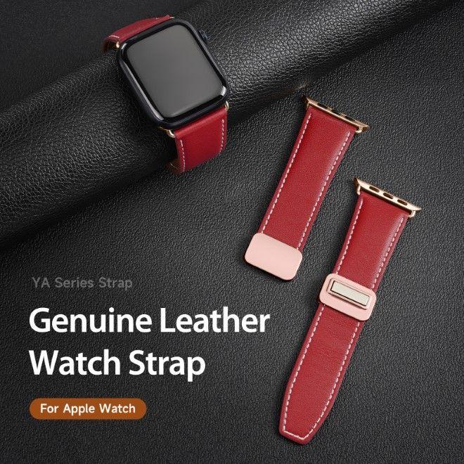 Immagine prodotto Dux Ducis Bracciale YA (42 mm, 44 mm, 45 mm, 49 mm, Vera pelle, Apple Watch Series 3, Apple Watch Serie 4, Apple Watch Serie 5, Apple Watch Serie 6, Apple Watch Series 7, Apple Watch Series 8, Apple Watch Series 9, Apple Watch SE, Apple Watch Ultra, Apple Watch Ultra 2, Apple Watch Series 1, Apple Watch Series 2)
