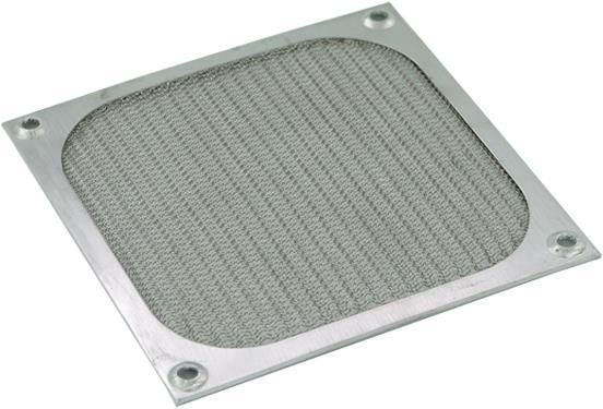 Aquatuning Filtro ventola 120mm colore argento