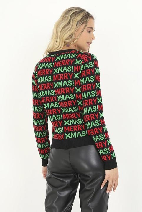 Produktbild Brave Soul Pullover fur und Weihnachten Wiederholungsmuster (S)