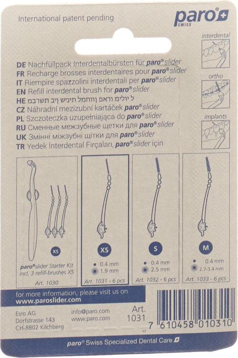 Immagine prodotto Paro cursore refill-spazzole XS (6 x, 1.90 mm)
