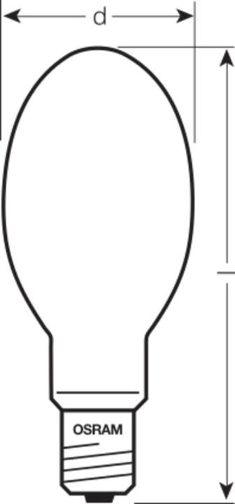Actual product image Osram Vialox (E40, 100 W, 10400 lm, 1 x, F)