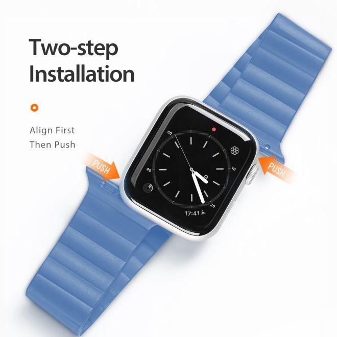 Actual product image Dux Ducis magnetic strap watch strap 7/6/5/4/3/2 (40 mm, 38 mm, 41 mm, Silicone, Apple Watch Series 2, Apple Watch Series 3, Apple Watch Series 1, Apple Watch Series 4, Apple Watch Series 5, Apple Watch Series 6, Apple Watch Series 7, Apple Watch Series 8, Apple Watch Series 9, Apple Watch SE)
