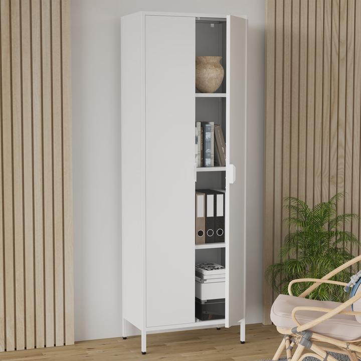 Image du produit VCM Stahl Schrank Büroschrank Flokas XL (60 x 35 x 180 cm)