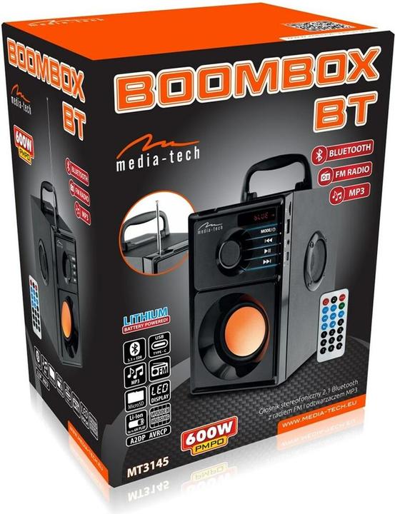 Actual product image Media-Tech Boombox Bt (6 h, Rechargeable battery operated)