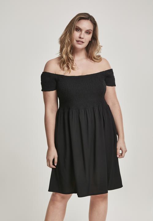 Image du produit Urban Classics Ladies Smoked Off Shoulder Dress (XXL)