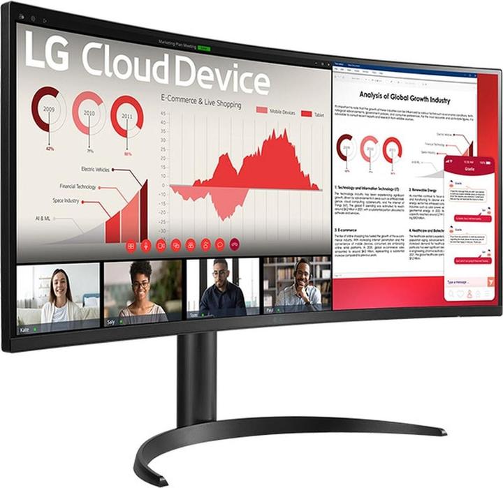 Produktbild LG 34" 34CR651W-BP (Intel Pentium N6005, 8 GB, 256 GB, Intel UHD Graphics)