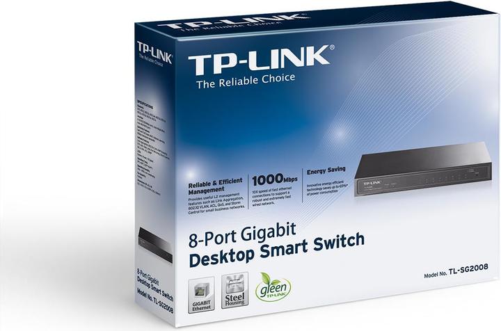 Immagine prodotto TP-Link Tl-Sg2008 (8 porte)